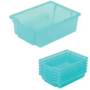 Antimicrobial Trays F2 Deep Gratnell's Plastic Storage Tray - H150 x W312 x L427mm