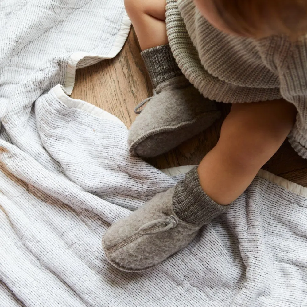 Baby Booties - Wool Fleece