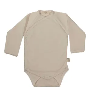 Baby Boys Beige Organic Bodysuit & Trousers