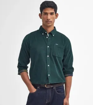 Barbour - Ramsey Tailored Cord Shirt, Forest