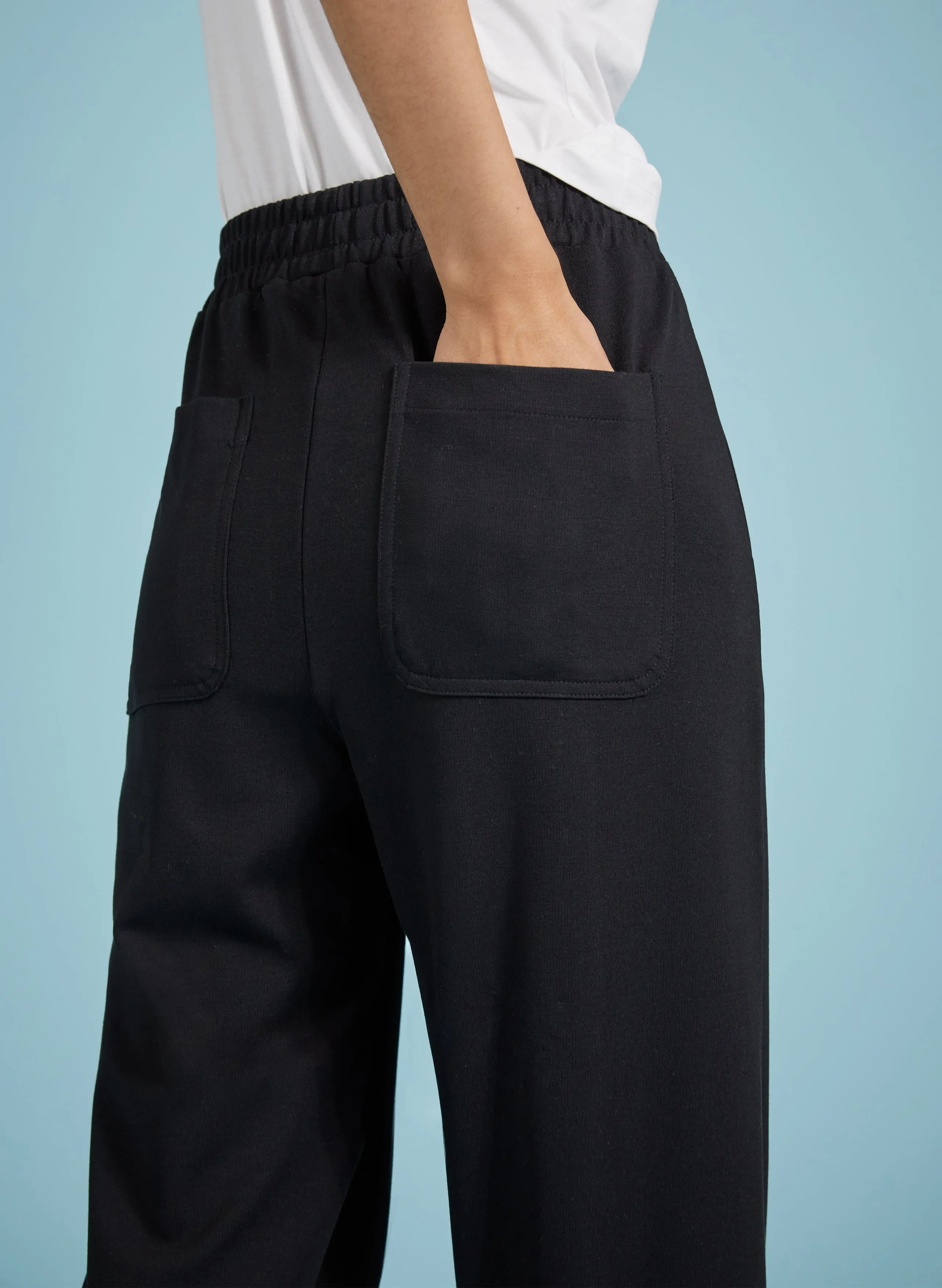 Billie Ponte Carrot Leg Trousers