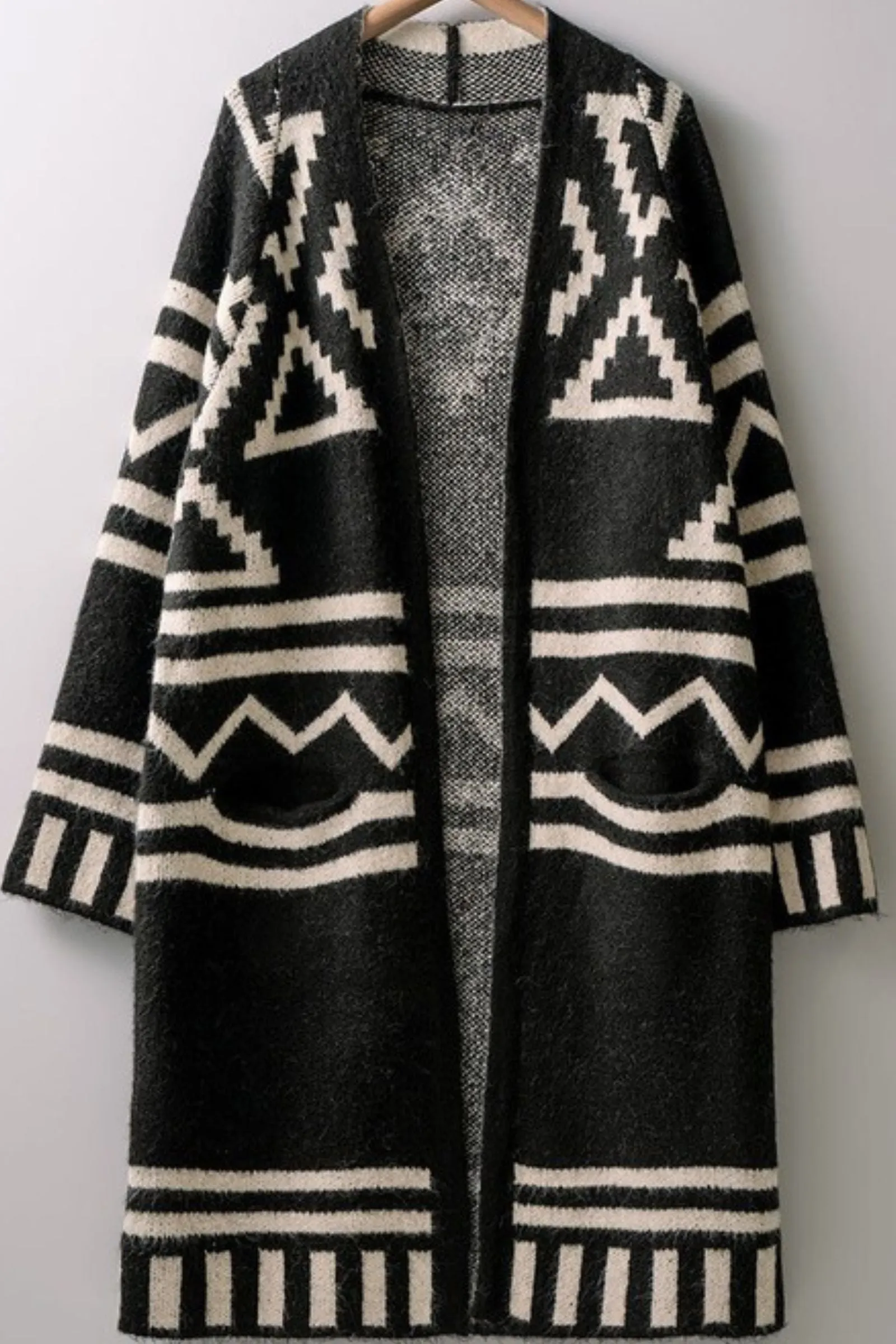 Black & White Aztec Cardigan