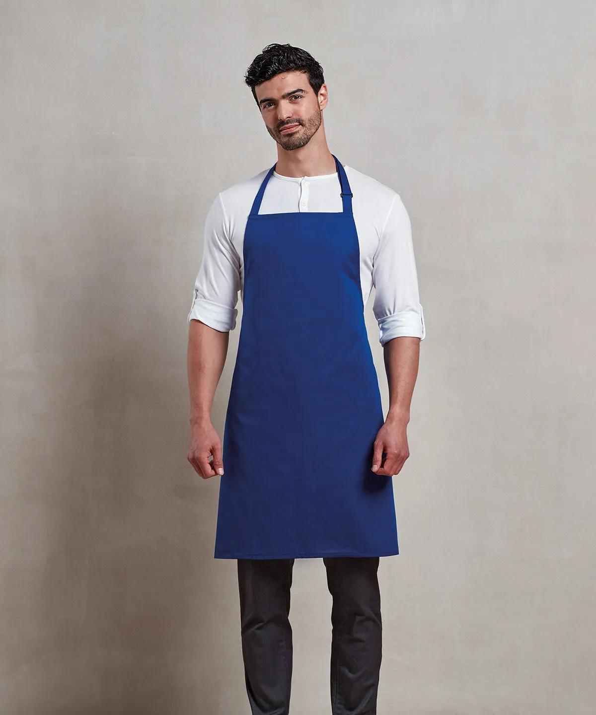 Black - Antimicrobial bib apron