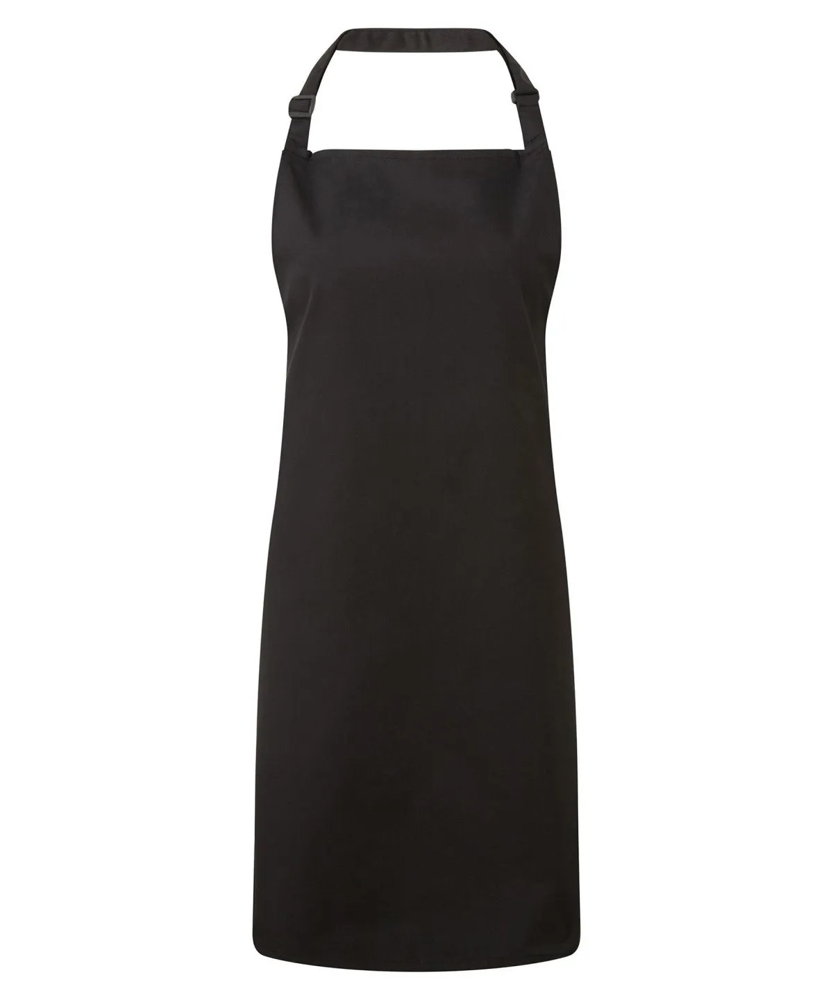 Black - Antimicrobial bib apron