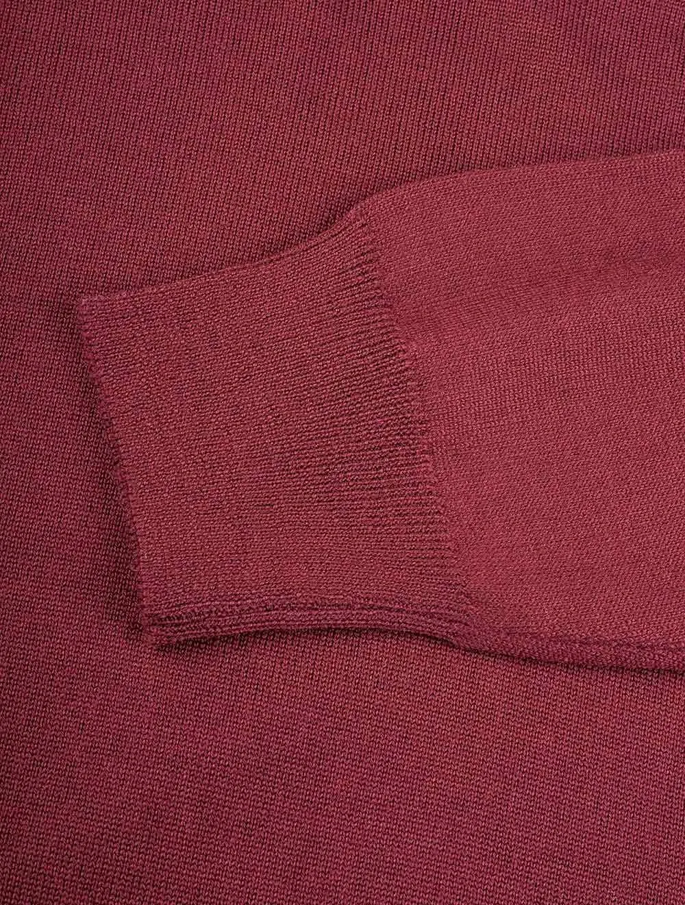 Burgundy Turtle Neck Sweater Wine