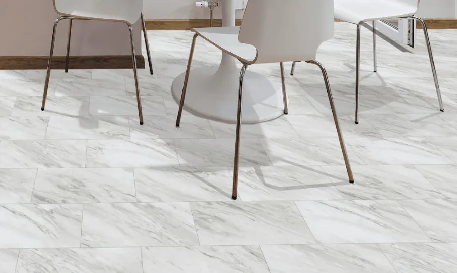 Carrera Marble - Fuzion Smartdrop Elite Tile 12" x 24" Vinyl Tile