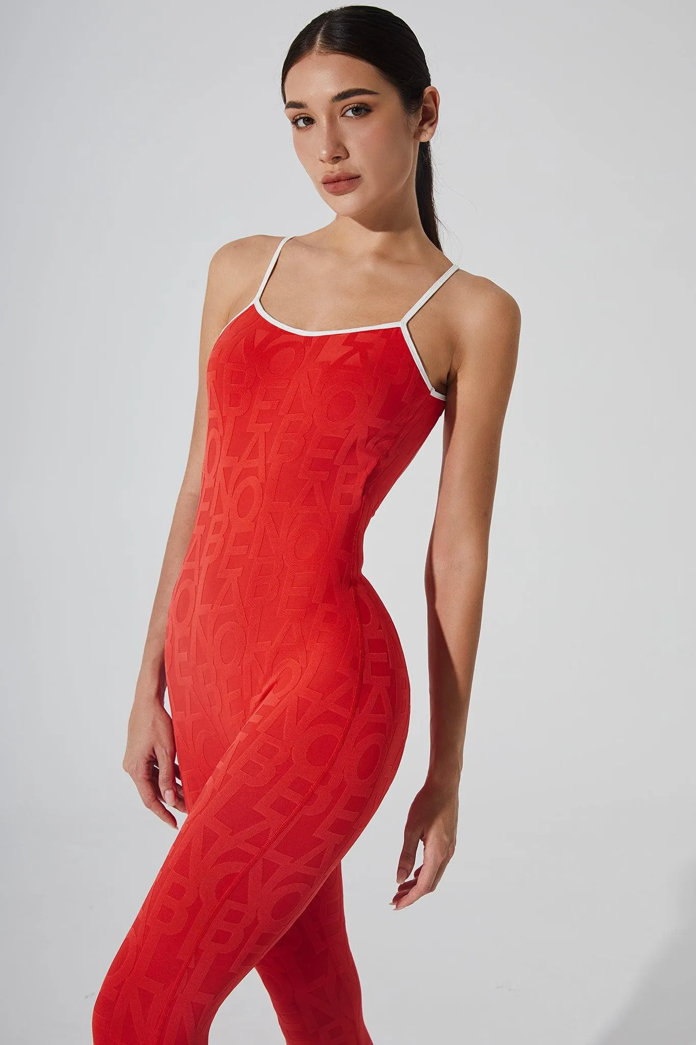 Classic Coeur Del Jumpsuit 3D - Haute Red