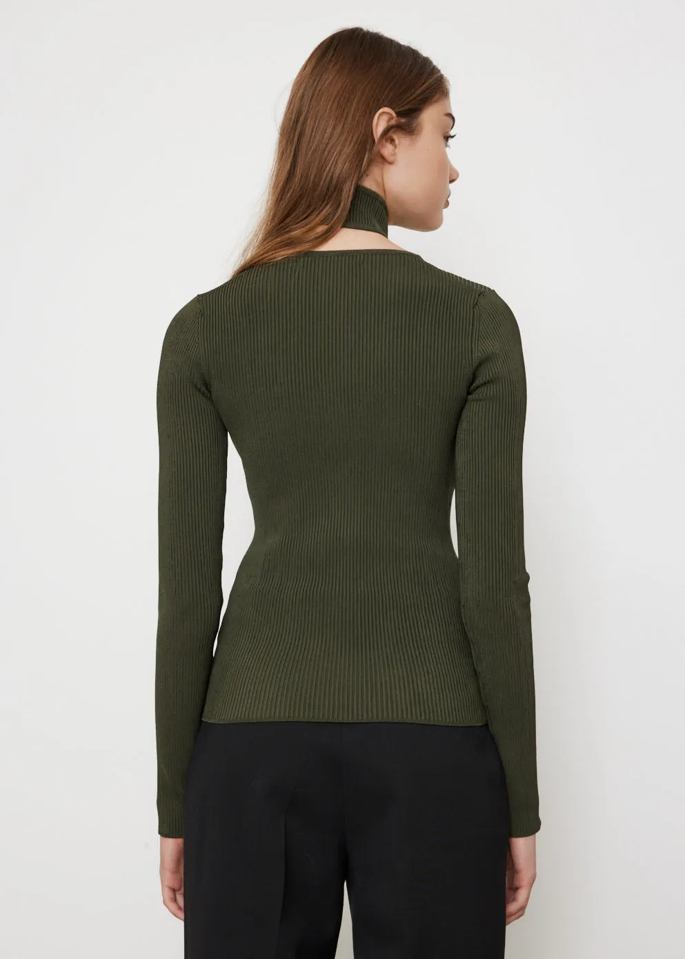 Cut-Out Knit Jumper