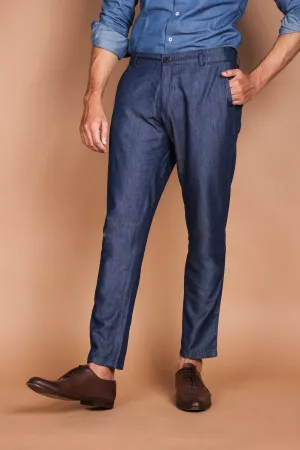 Denim Dark Wash Trousers