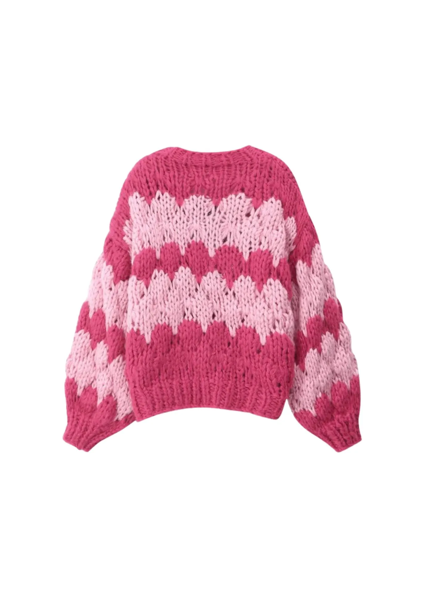 Double Pink Hugs and Kisses Cardigan