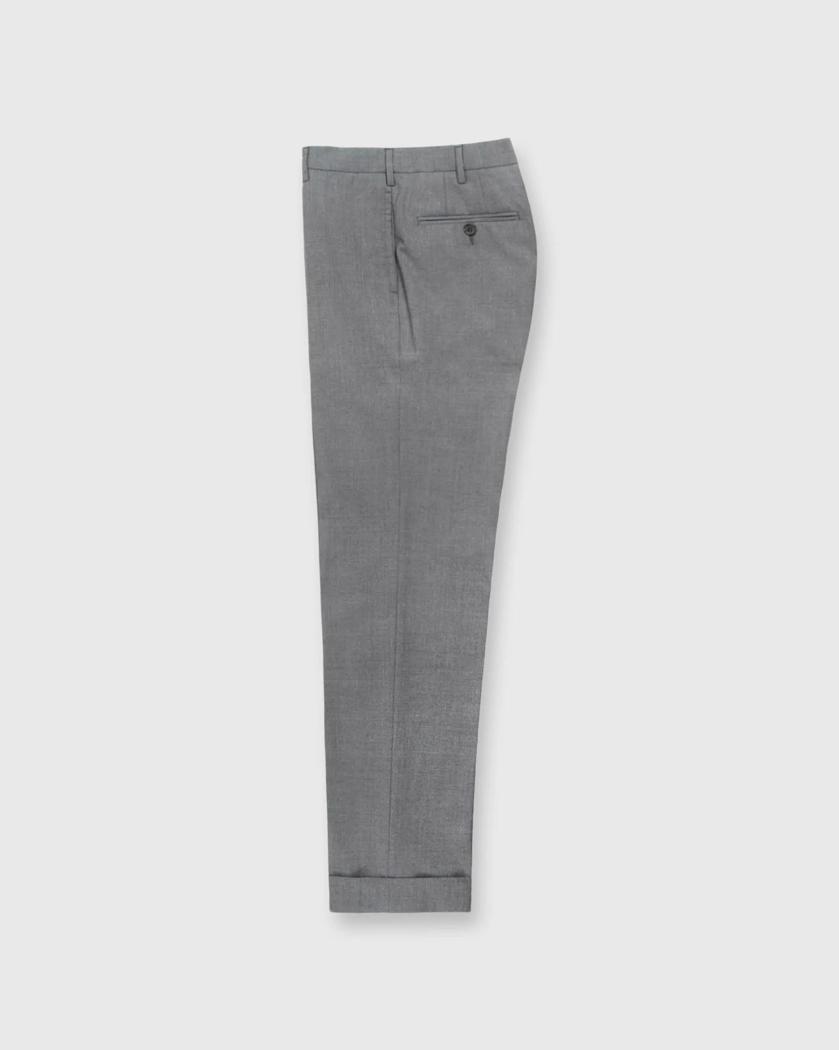 Dress Trouser in Oxford Grey Lightweight Twill