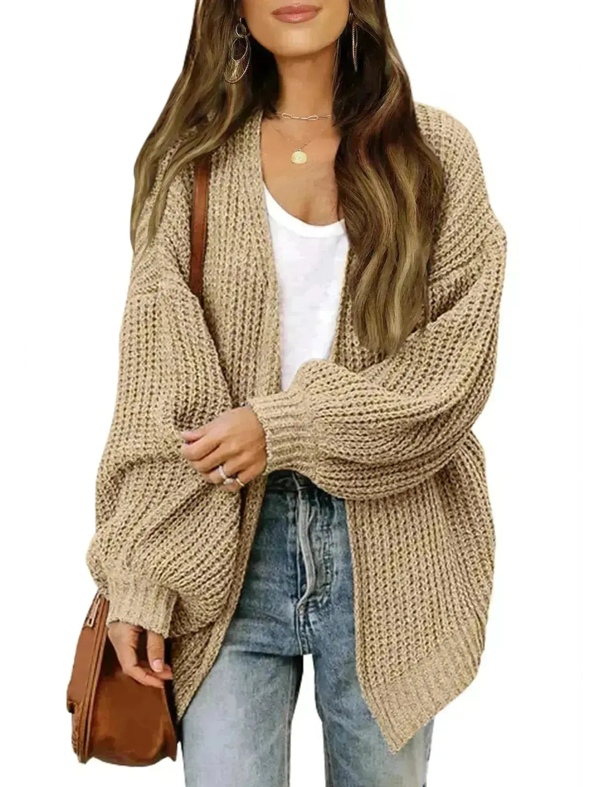 Fall fashioned jacket Knitted Cardigan sweater for women