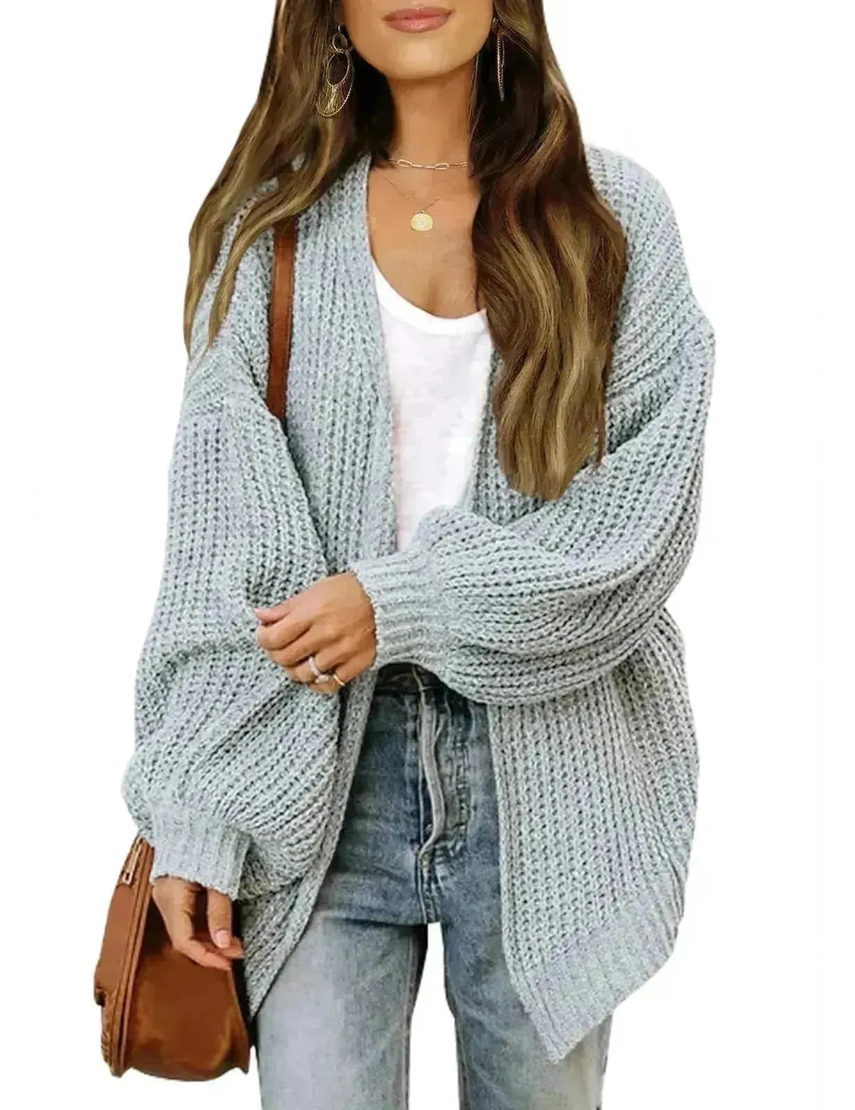 Fall fashioned jacket Knitted Cardigan sweater for women