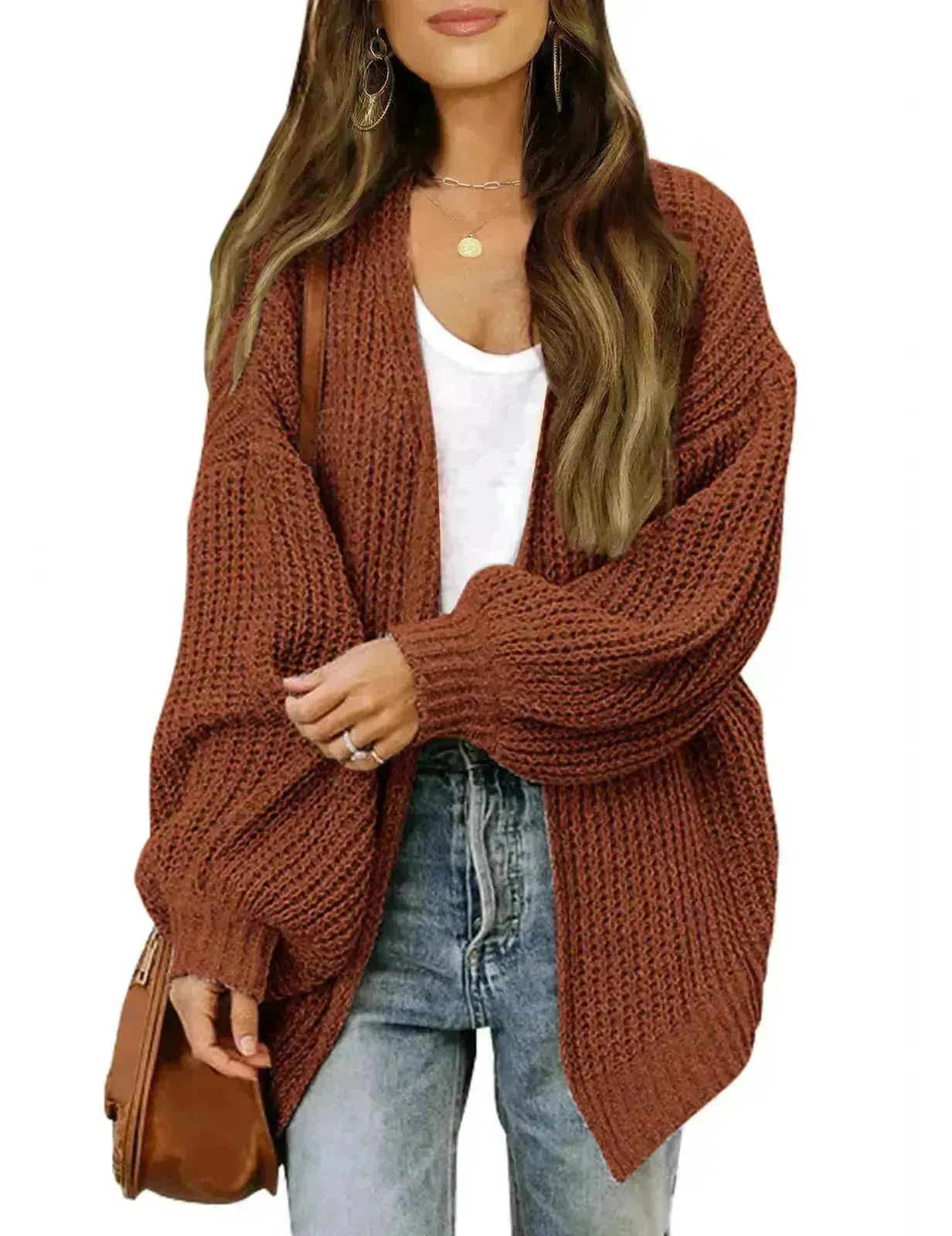 Fall fashioned jacket Knitted Cardigan sweater for women