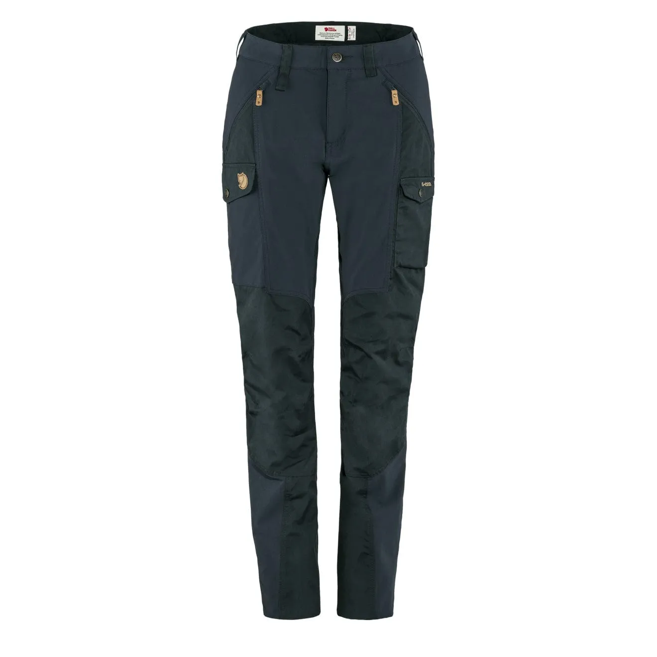 Fjallraven Womens Nikka Trousers Curved Dark Navy