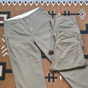 FULL COUNT U.S. Army Chino M-42 HBT Trousers