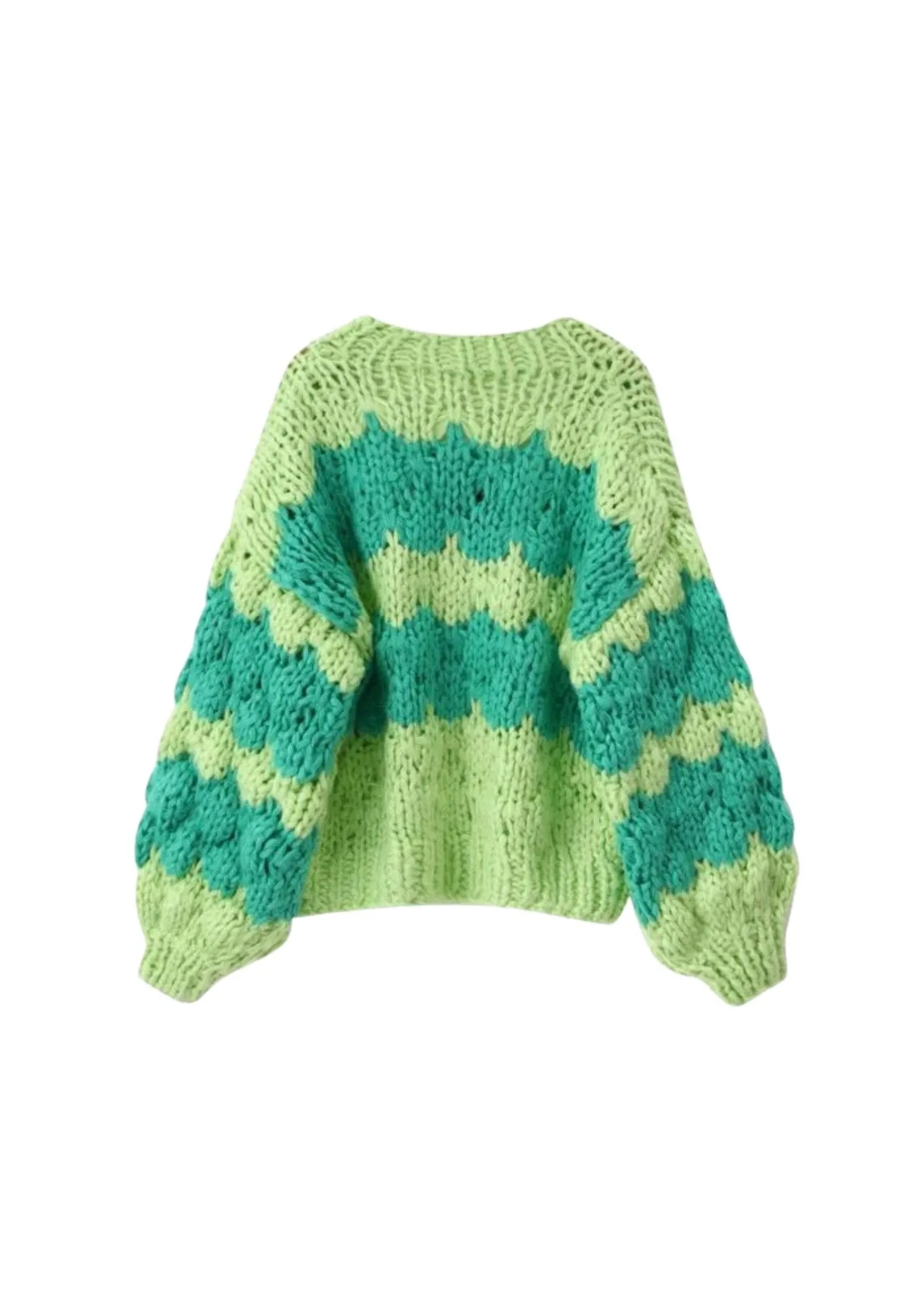 Green Hugs and Kisses Cardigan