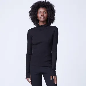 Heather Rib Turtleneck