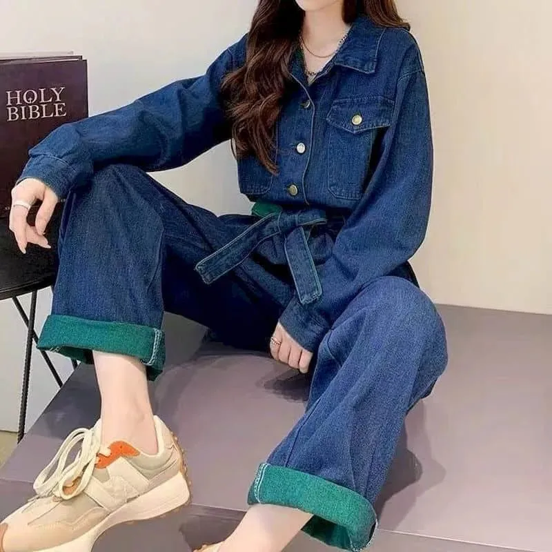 HEYFANCYSTYLE Denim Empress Jumpsuit