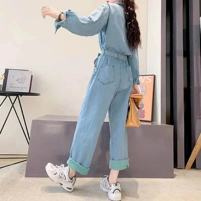 HEYFANCYSTYLE Denim Empress Jumpsuit