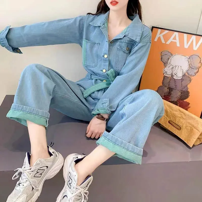 HEYFANCYSTYLE Denim Empress Jumpsuit