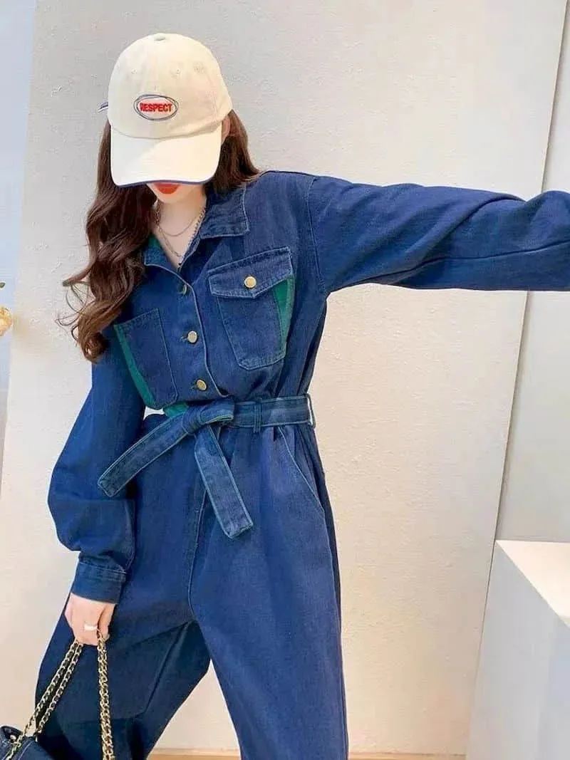 HEYFANCYSTYLE Denim Empress Jumpsuit