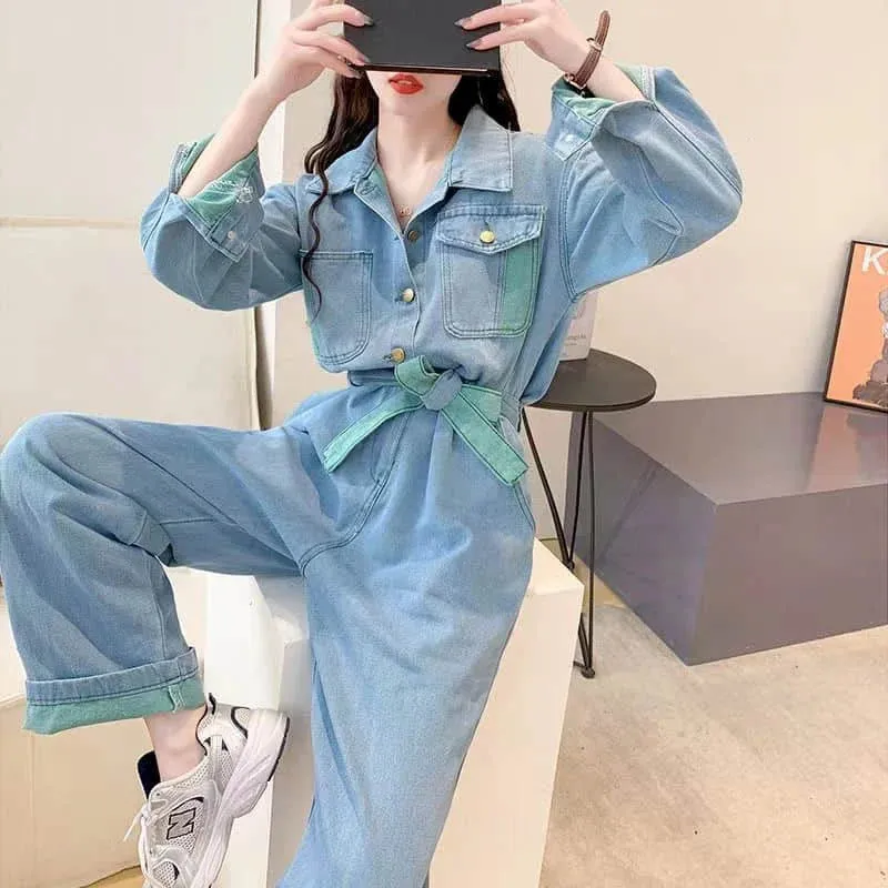 HEYFANCYSTYLE Denim Empress Jumpsuit