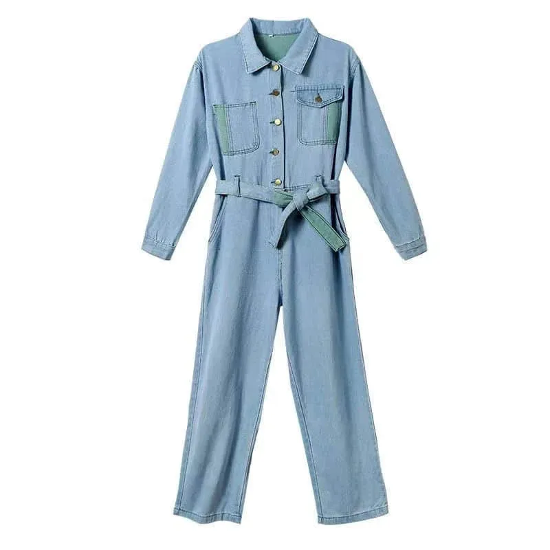 HEYFANCYSTYLE Denim Empress Jumpsuit