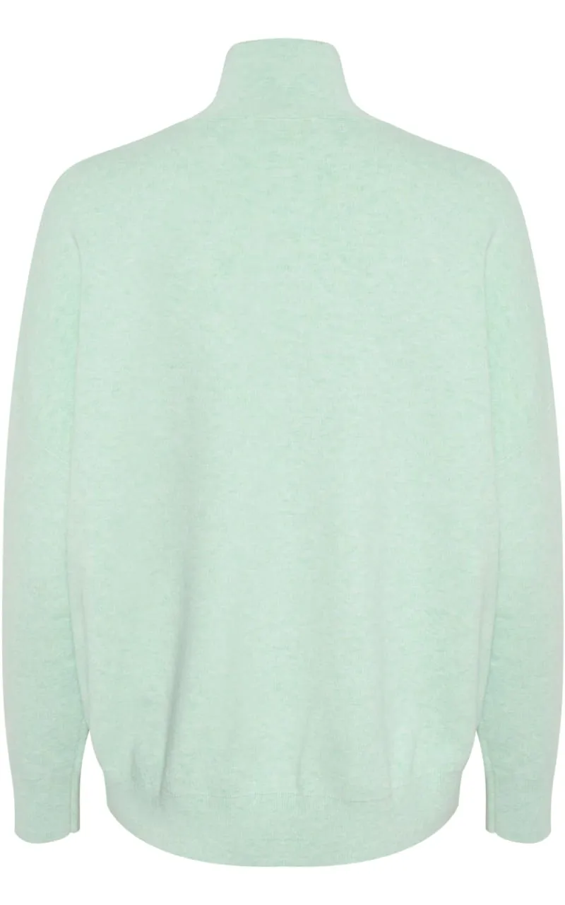 InWear- Tenley Turtleneck in Dusty Mint Melange