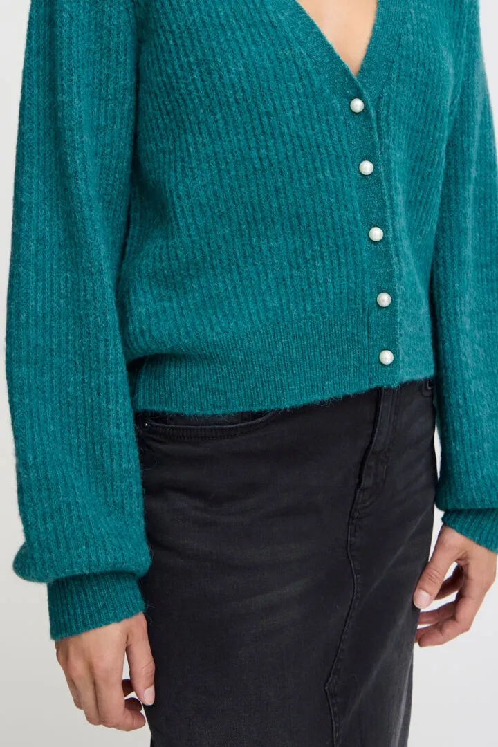 Maura Cardigan ( Green-Blue Slate)