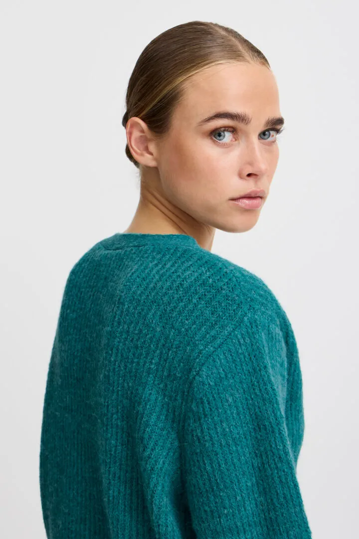 Maura Cardigan ( Green-Blue Slate)