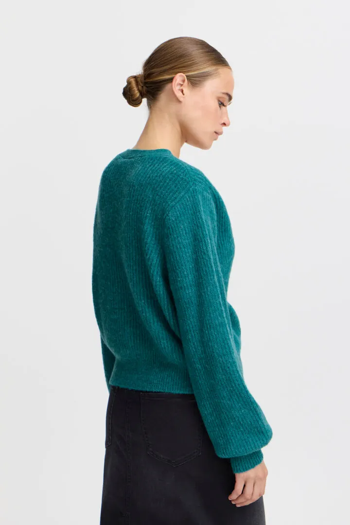 Maura Cardigan ( Green-Blue Slate)