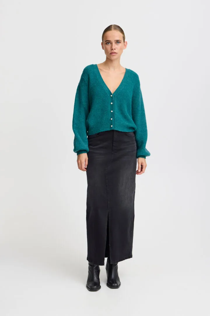 Maura Cardigan ( Green-Blue Slate)