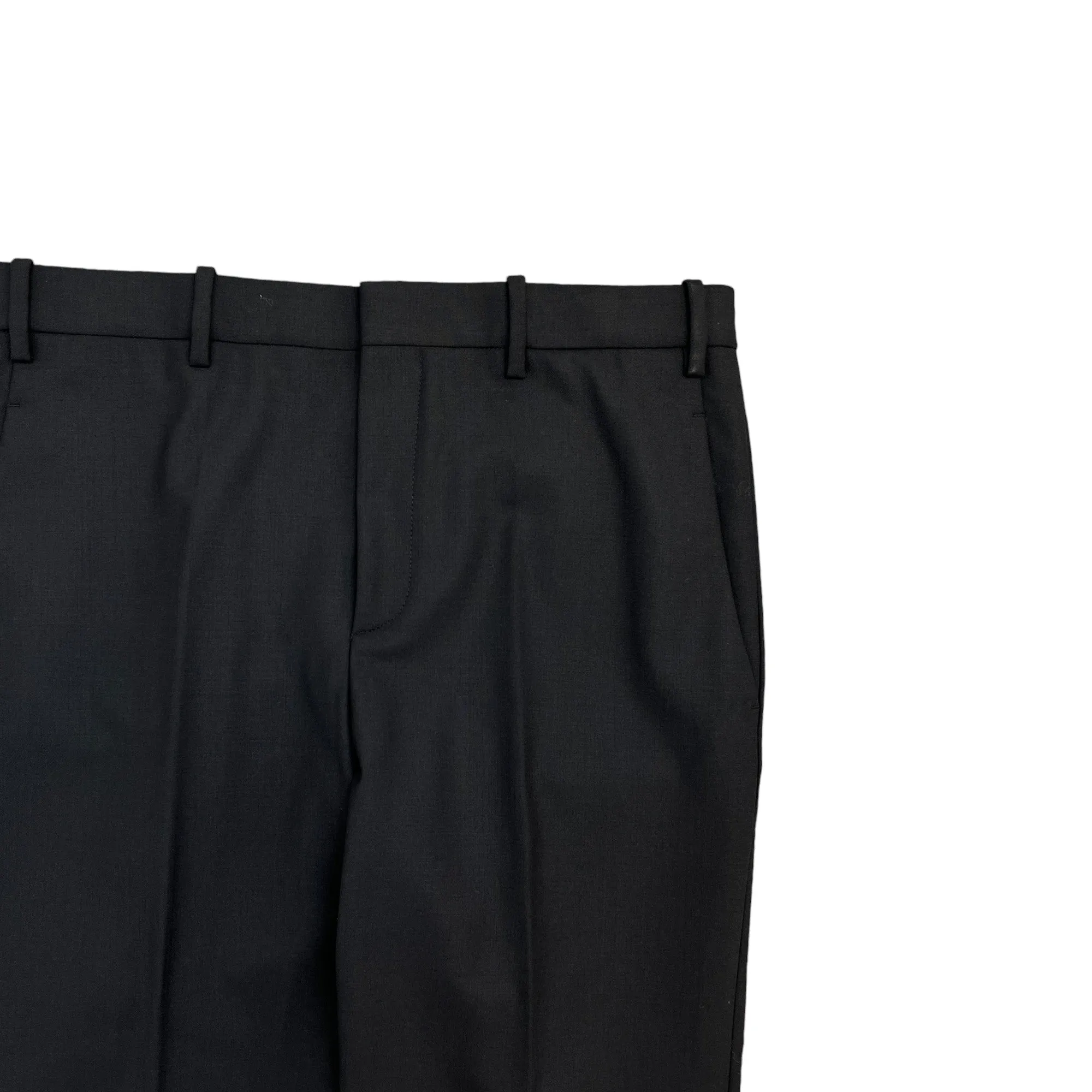 Men's Slim Fit Trousers Black Size IT 50 / UK 34