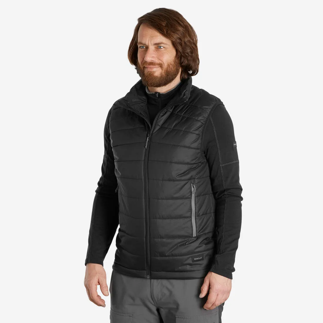 Men’s synthetic mountain trekking padded gilet - MT100