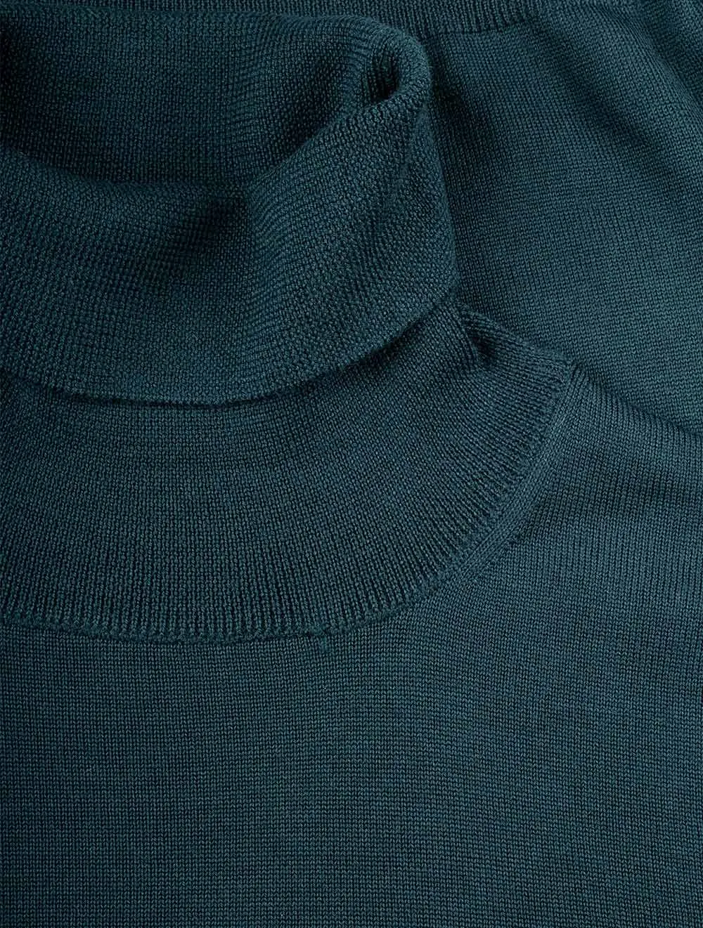 Merino Turtle Neck Green