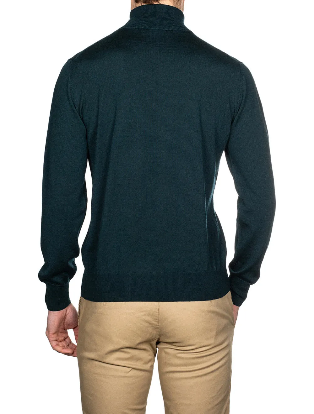 Merino Turtle Neck Green