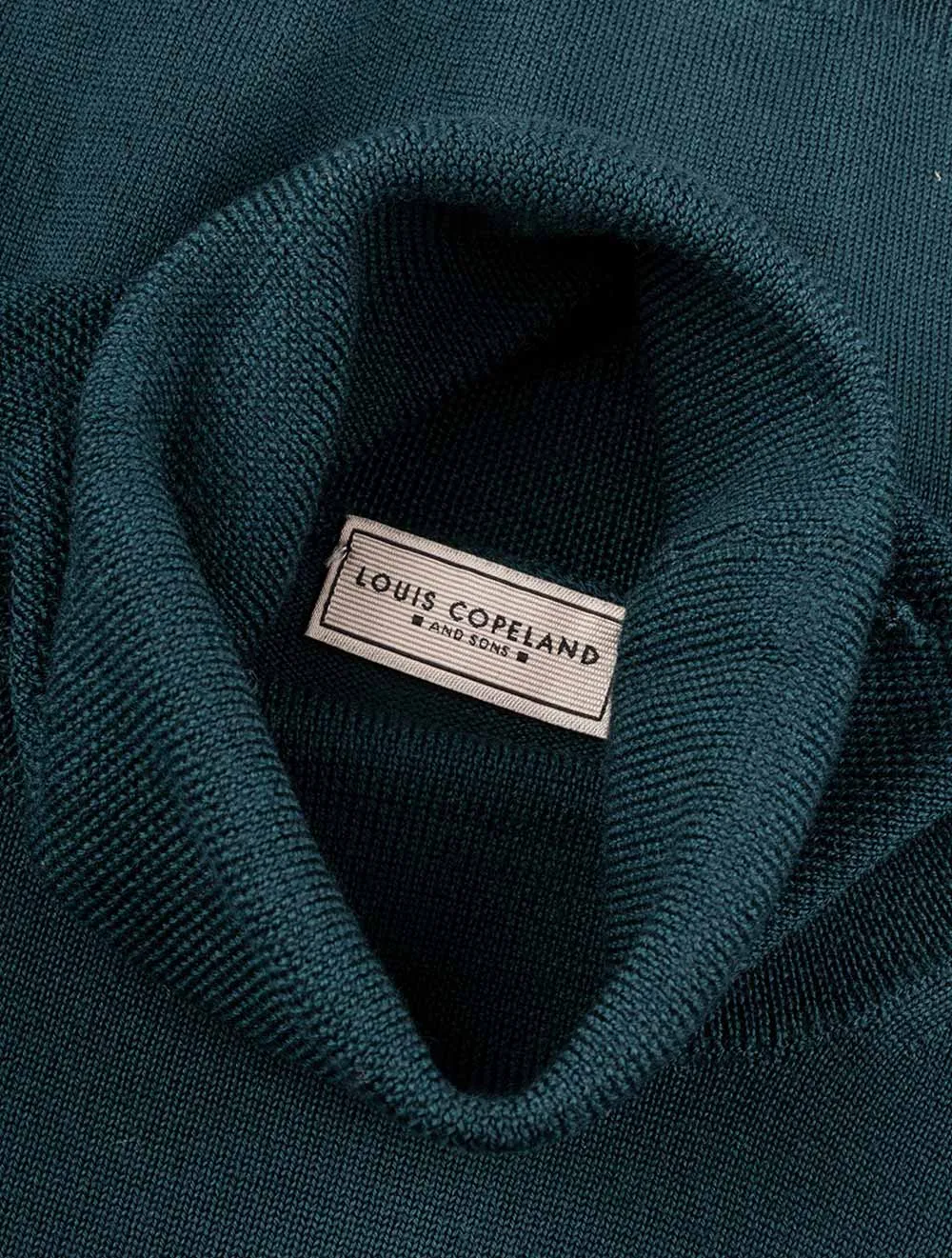 Merino Turtle Neck Green