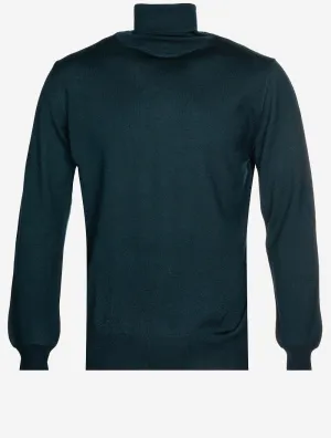 Merino Turtle Neck Green