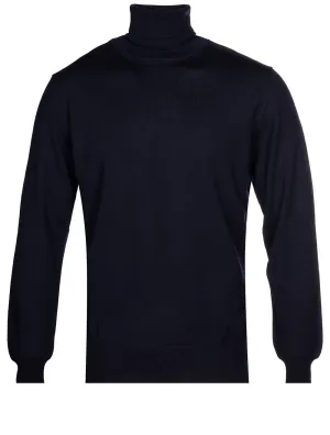 Merino Turtle Neck Navy