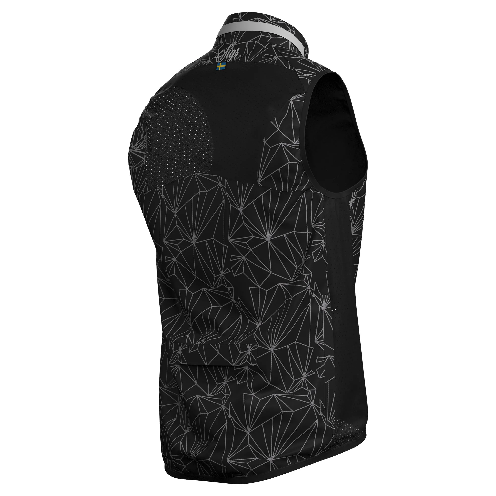 Norrsken Ice Men's Reflective Packable Wind Gilet