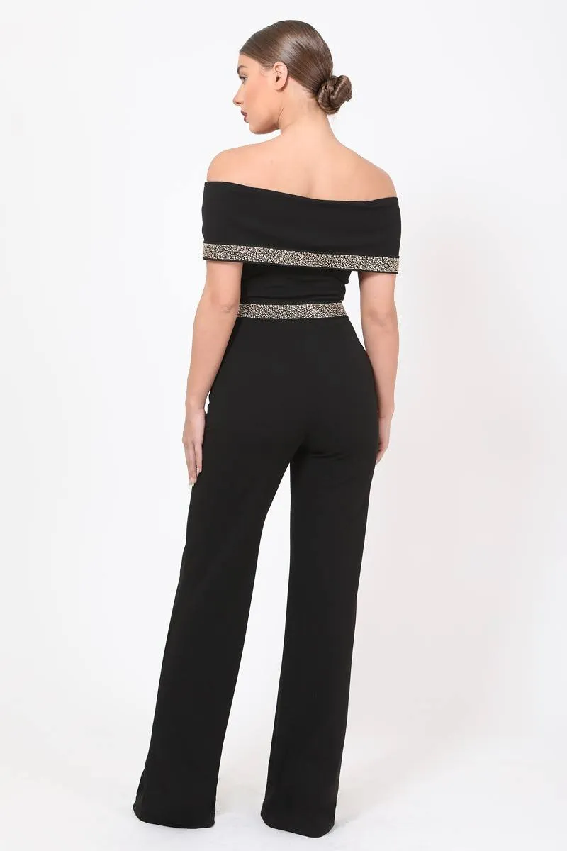 Off Shoulder Jumpsuit