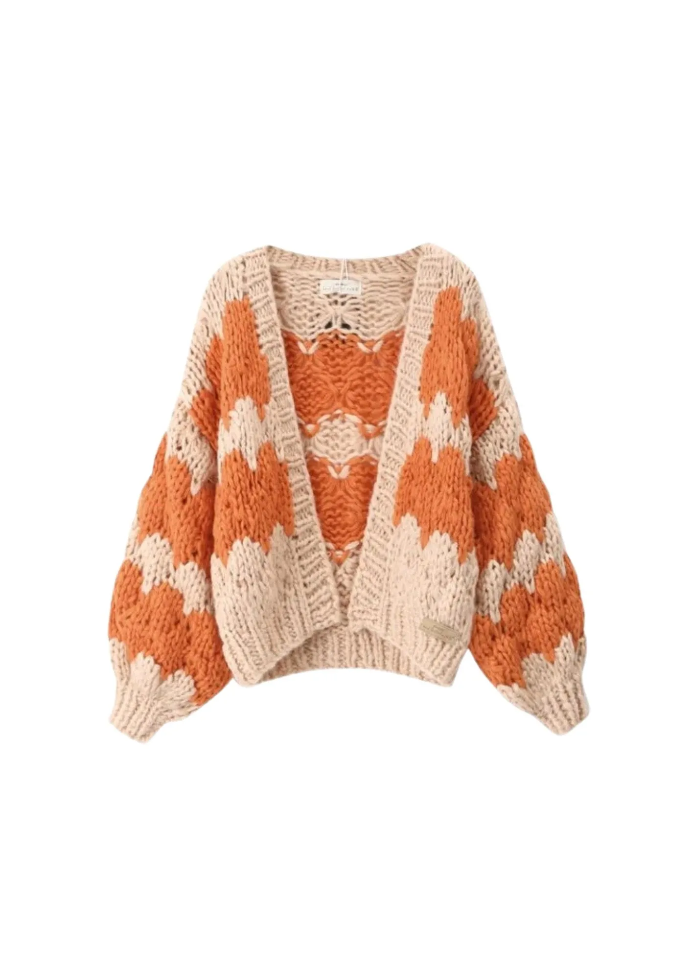 Orange Hugs and Kisses Cardigan