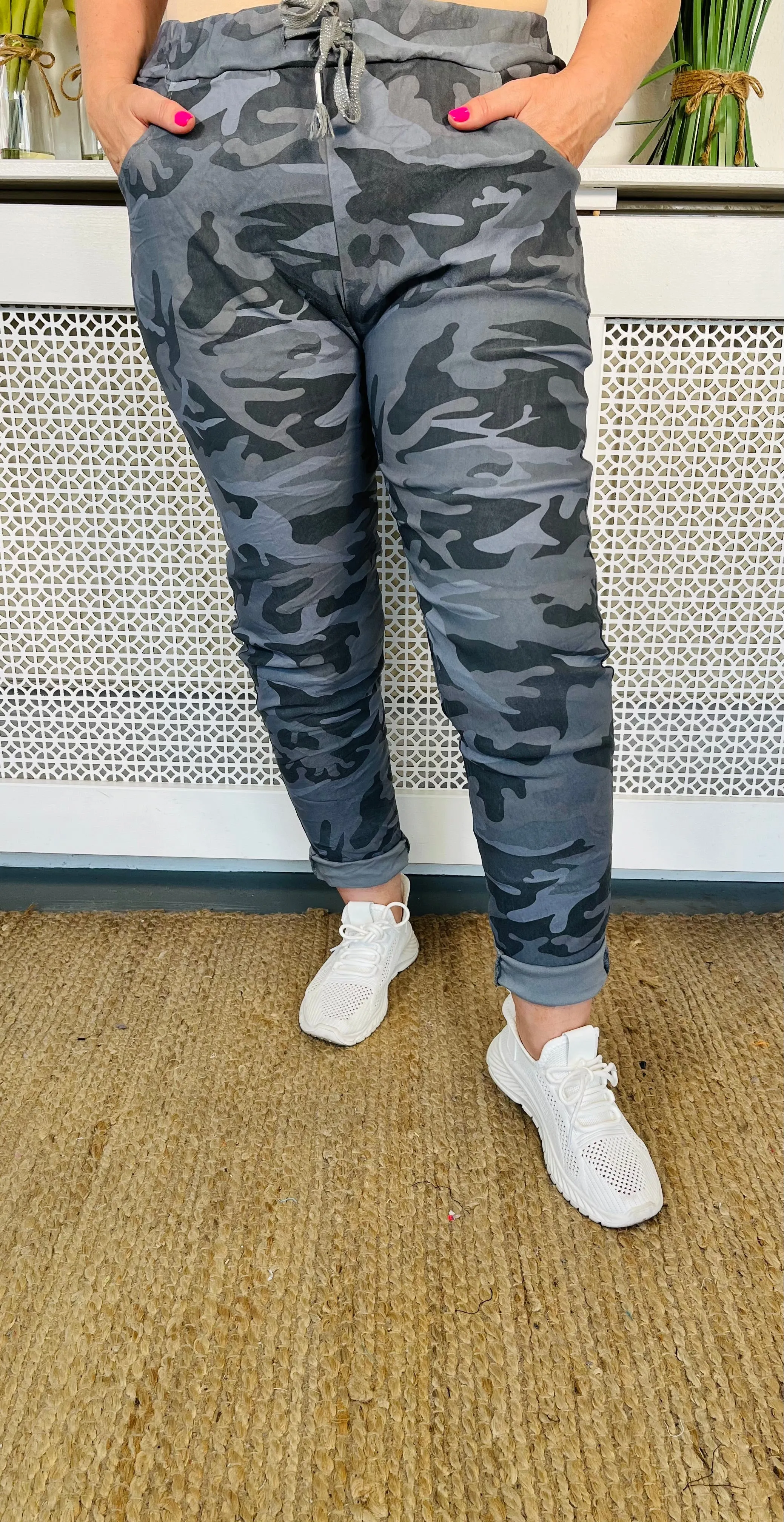 Orchard Camo Magic Trousers - Grey