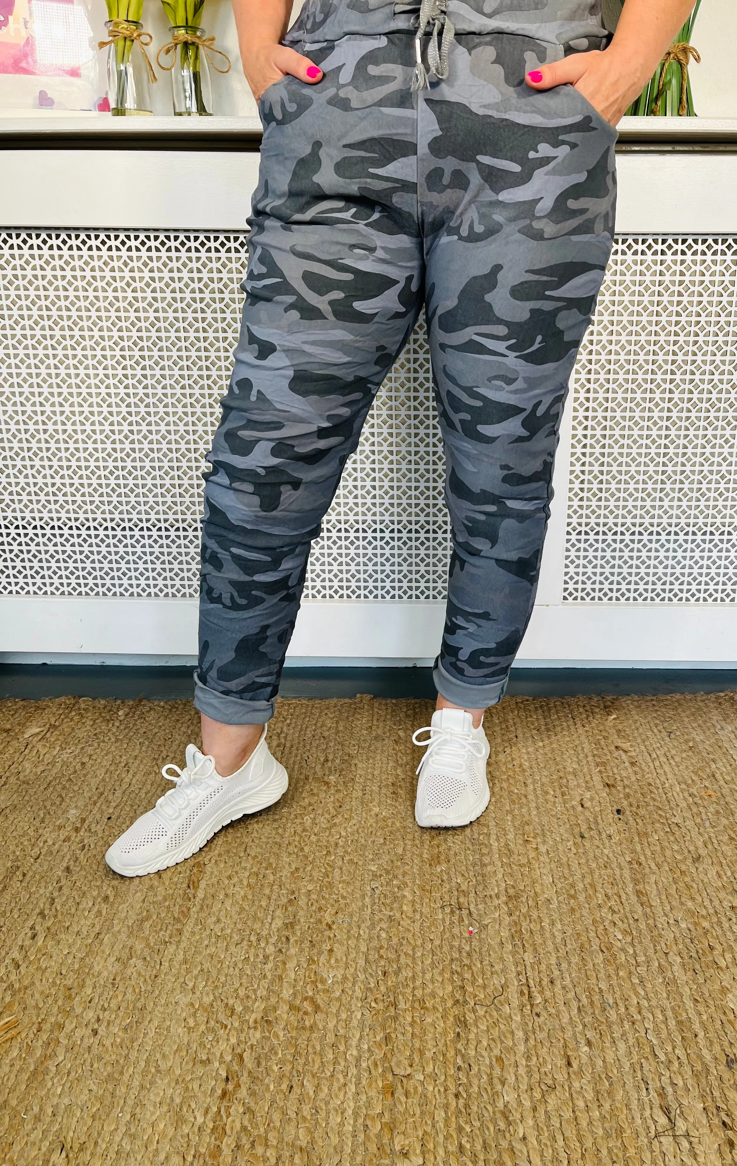 Orchard Camo Magic Trousers - Grey