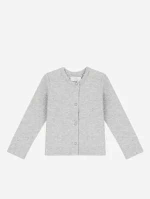 Organic Cotton Cardigan | Grey