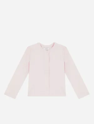 Organic Cotton Cardigan | Pink