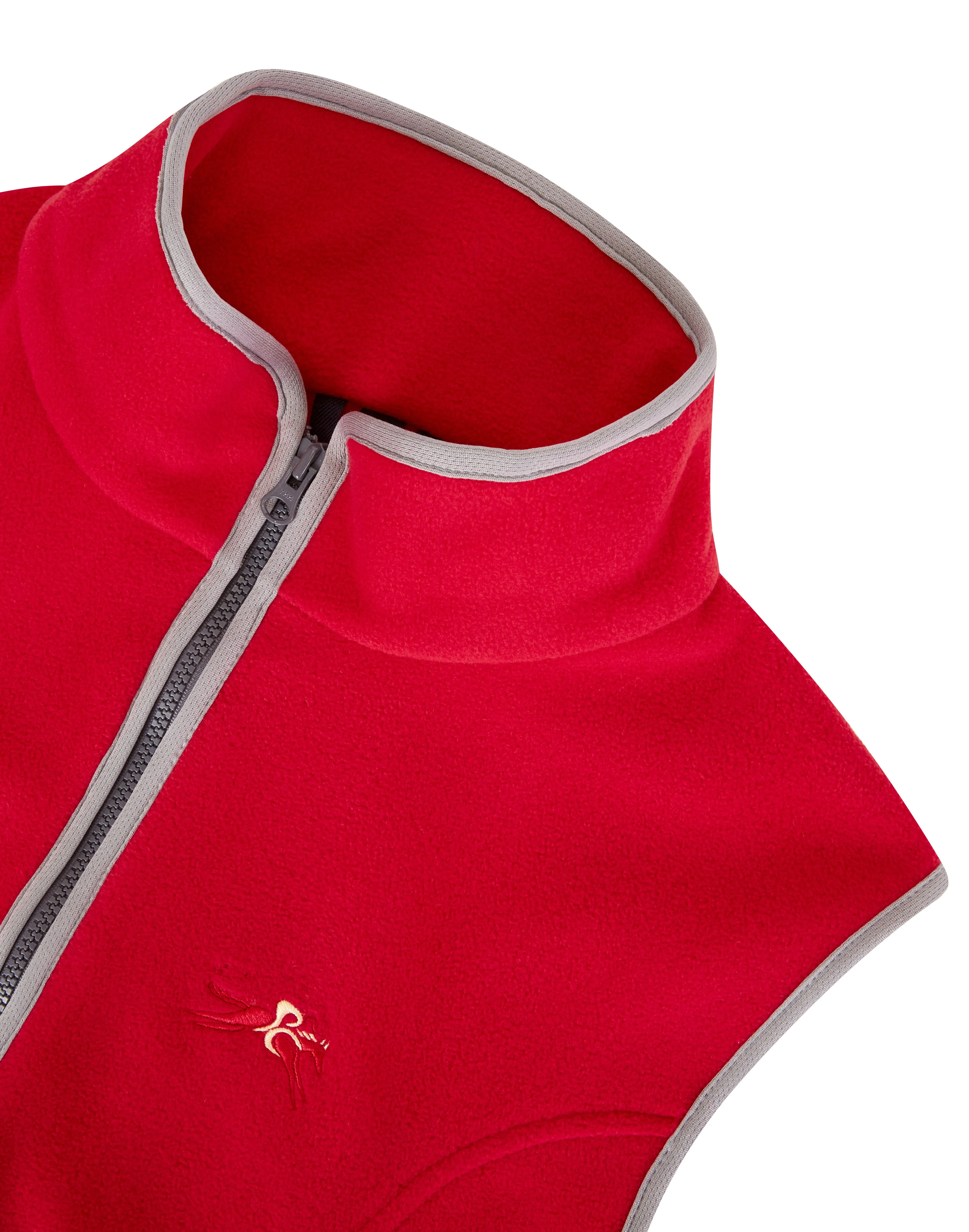 Paddock Fleece Waistcoat - Red