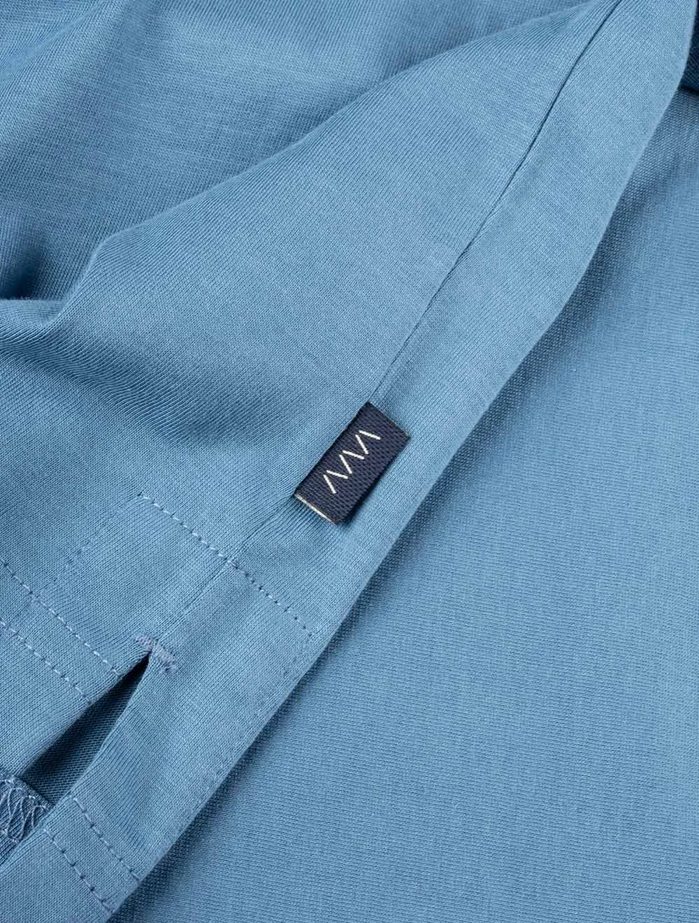 Pima Cotton Polo Shirt Blue