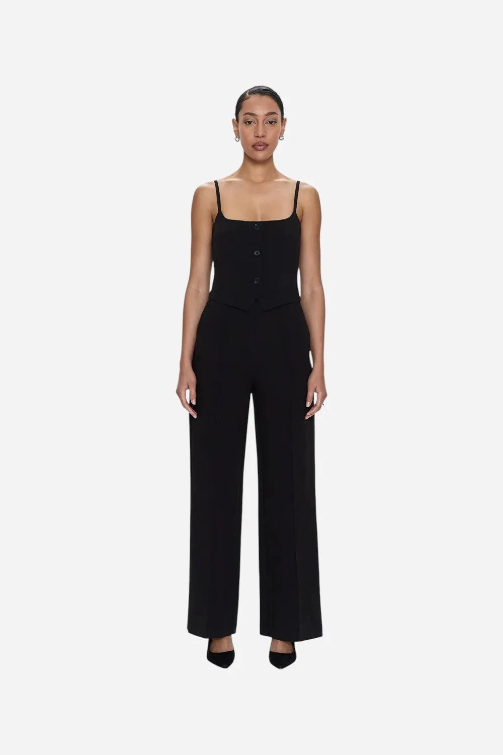 Pistola Marcia Tailored Jumpsuit in Black